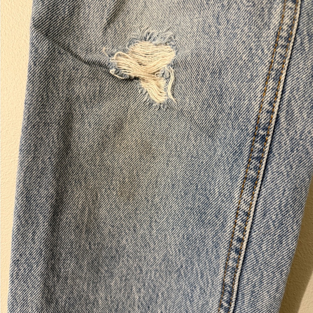RE/DONE Ripped Straight Leg Jeans - Picture 5 of 6
